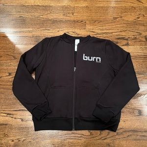 Burn Boot Camp Black Bomber Jacket - Small